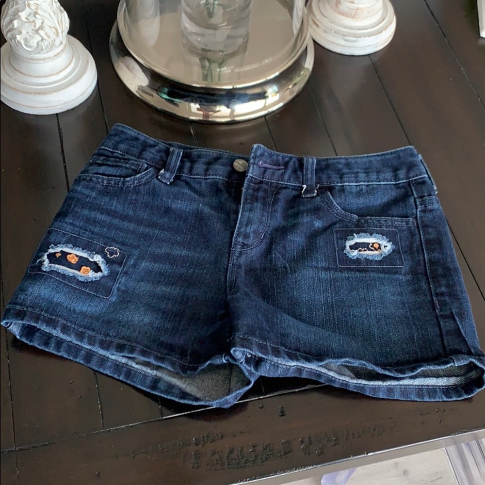 Girls Old Navy Denim Embellished Shorts